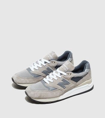 Botasky New Balance 998 - Made In USA 998 - Made In USA - Panske Topanky Siva | GAD-026785